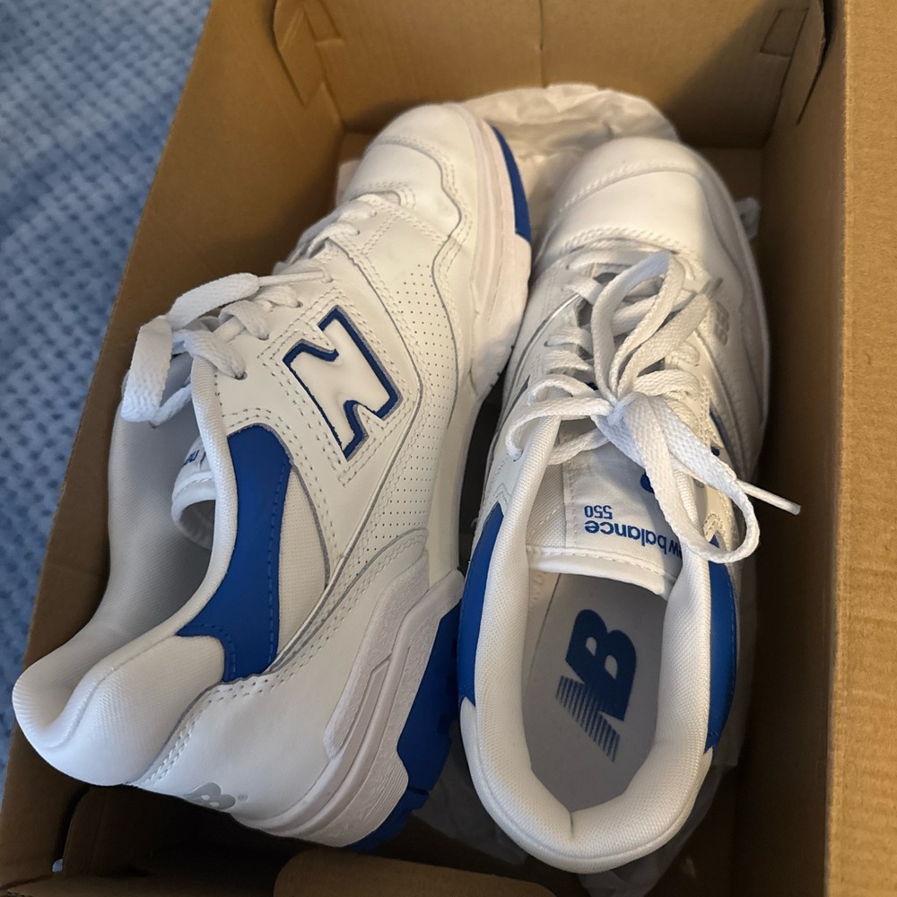 New Blance blue/white 550s